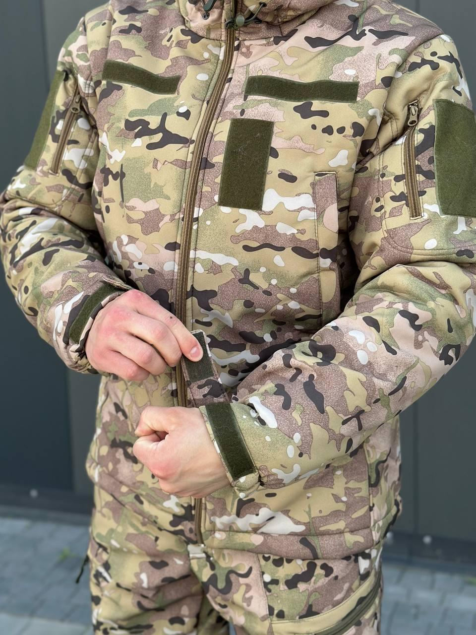 куртка мультикам MILITARY зима
