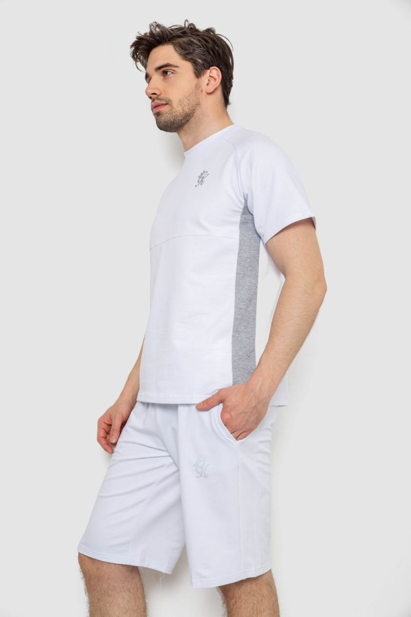 Костюм чоловічий повсякденний, колір білий, 238R1570