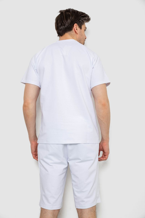 Костюм чоловічий повсякденний, колір білий, 238R1570