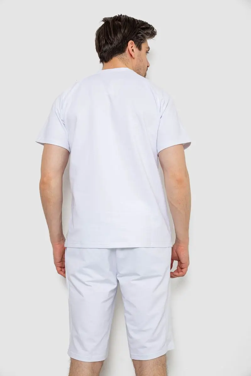 Костюм чоловічий повсякденний, колір білий, 238R1570