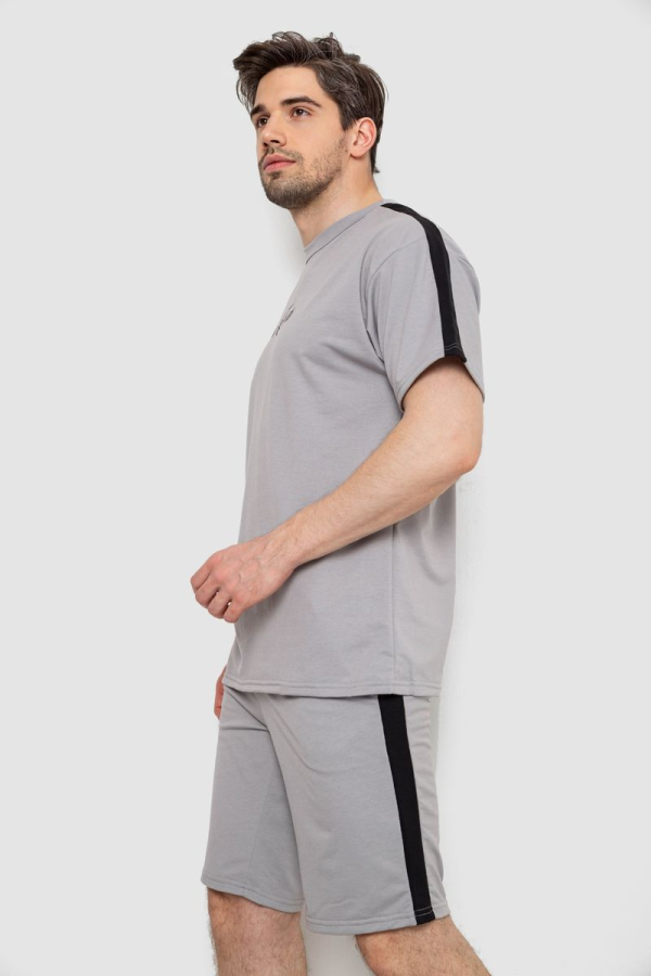 Костюм чоловічий повсякденний, колір сірий, 238R1569