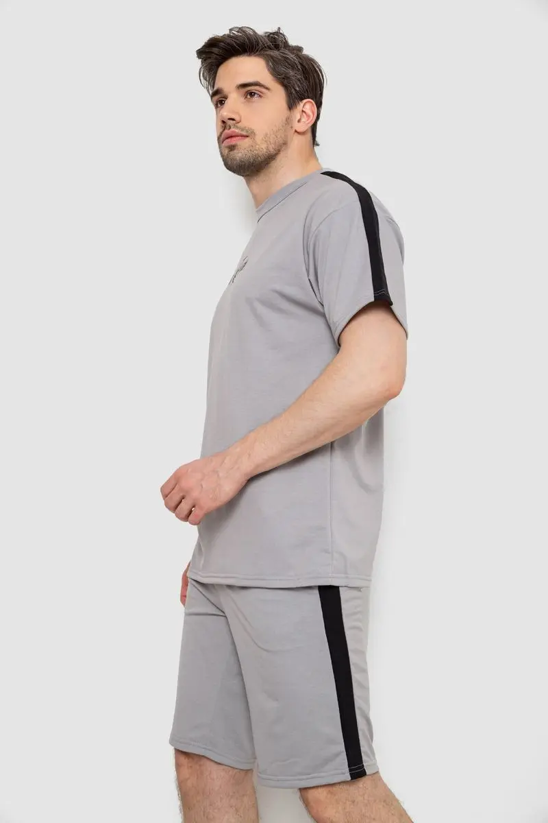 Костюм чоловічий повсякденний, колір сірий, 238R1569