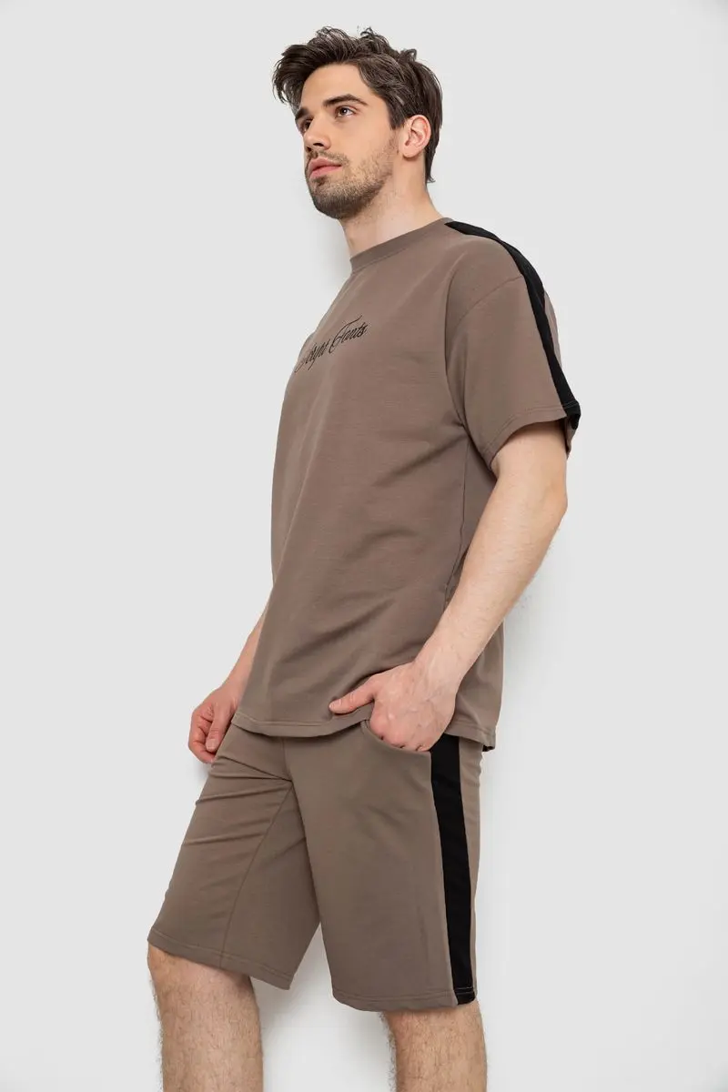 Костюм чоловічий повсякденний, колір мокко, 238R1569