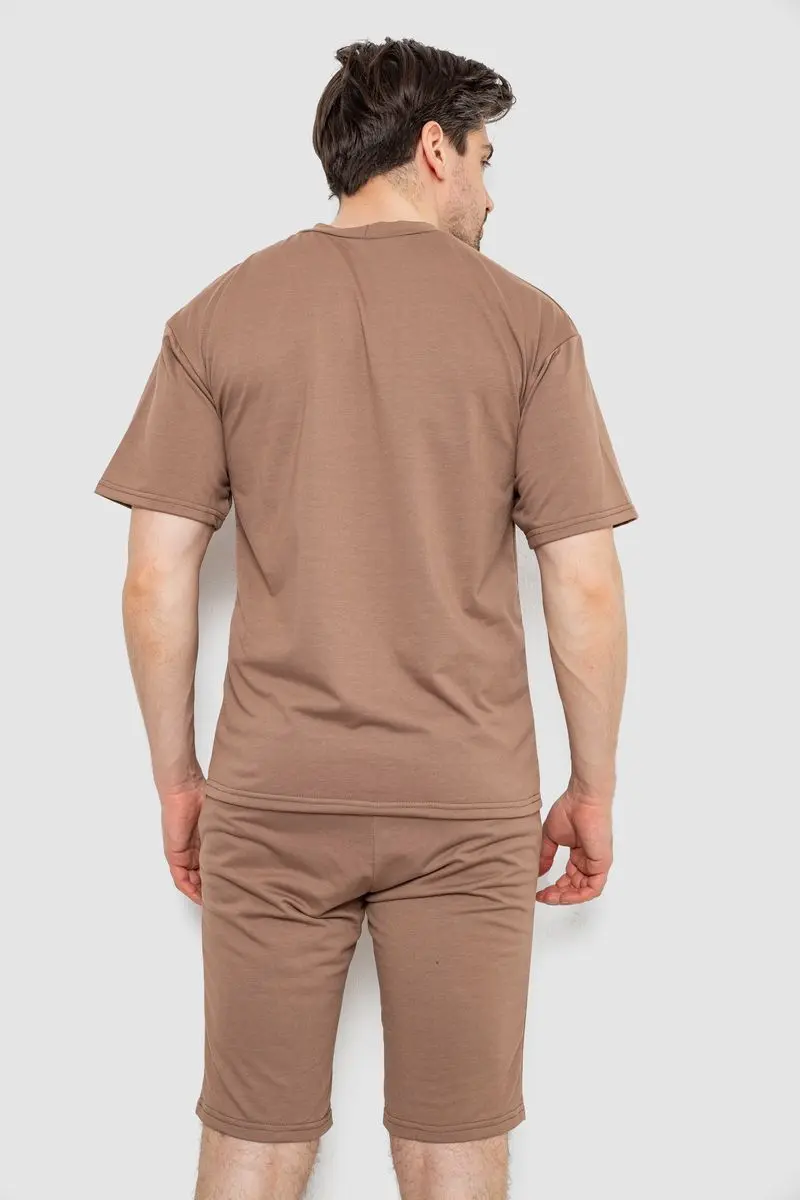Костюм чоловічий повсякденний, колір темно-бежевий, 238R1566
