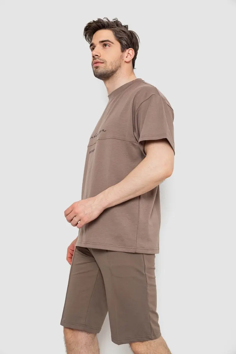 Костюм чоловічий повсякденний, колір мокко, 238R1566