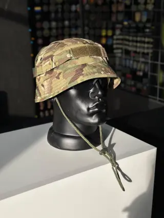 Tactical Boonie Hat with Short Brim and MOLLE, Multicam