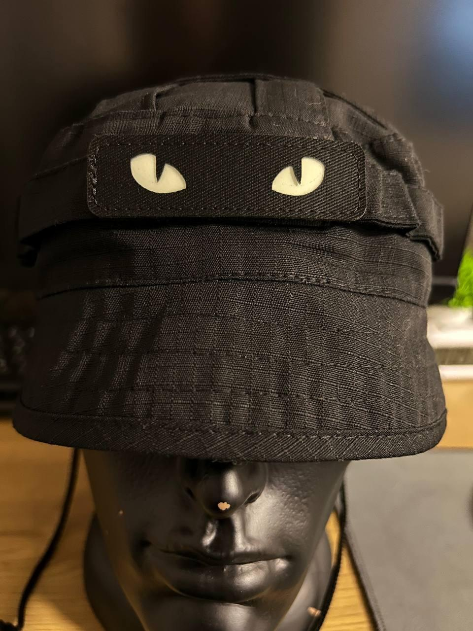 Панама Короткі Поля + Очі Чорний Black