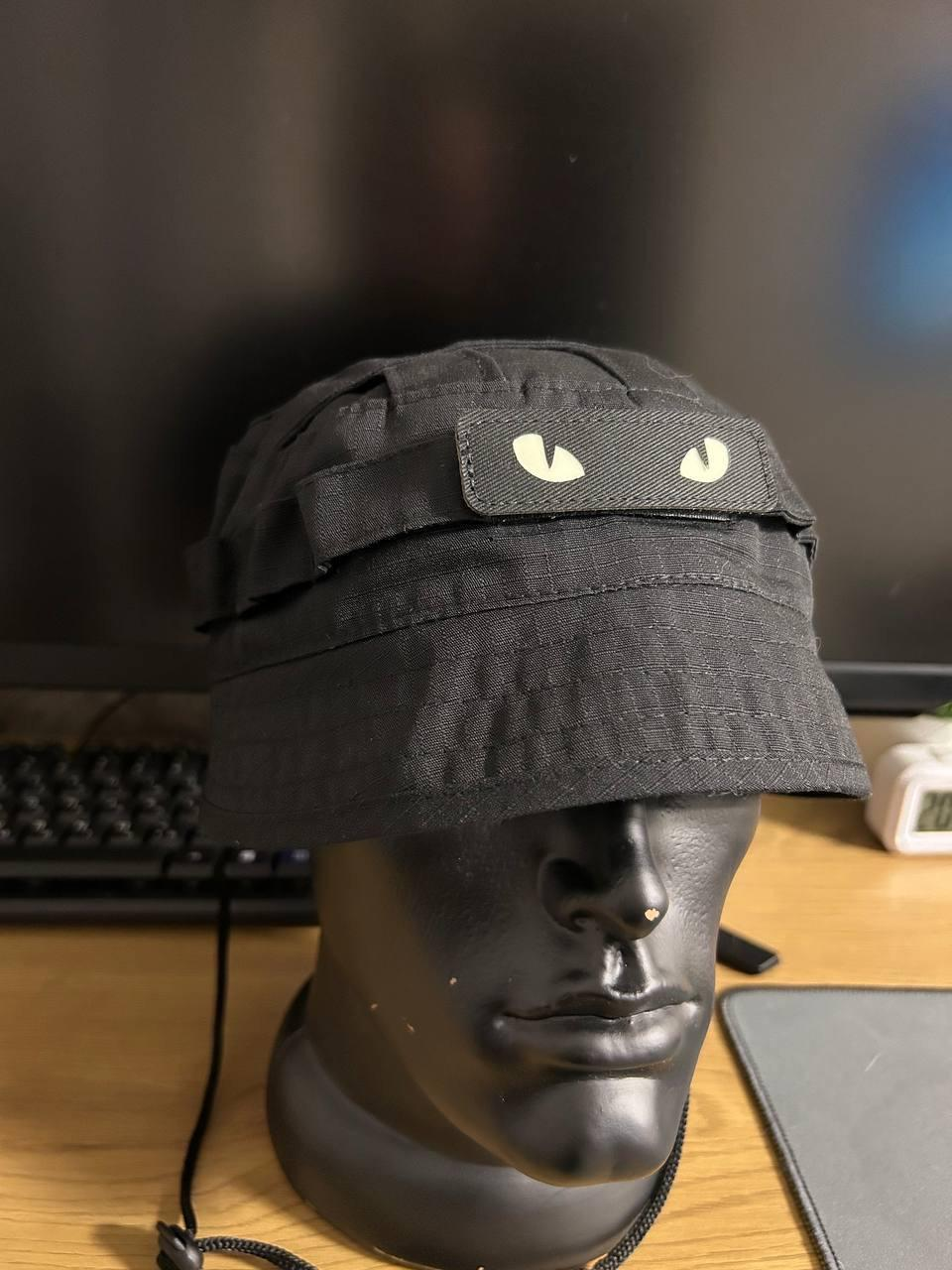 Панама Короткі Поля + Очі Чорний Black