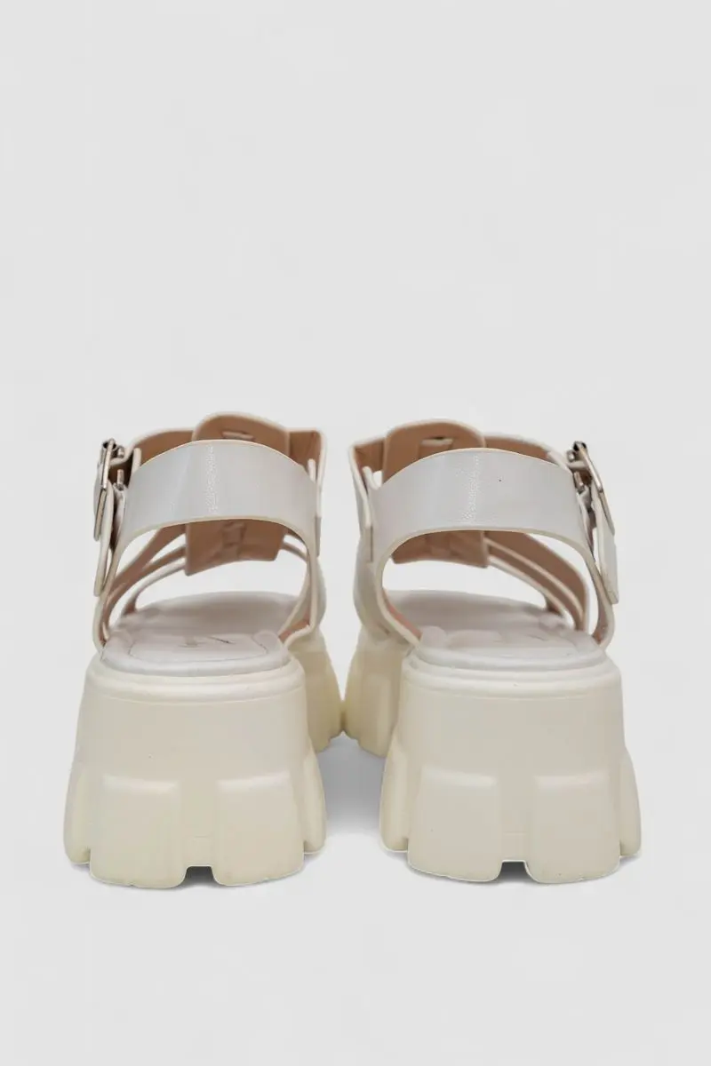 Босоніжки жіночі, колір білий, 243R9206