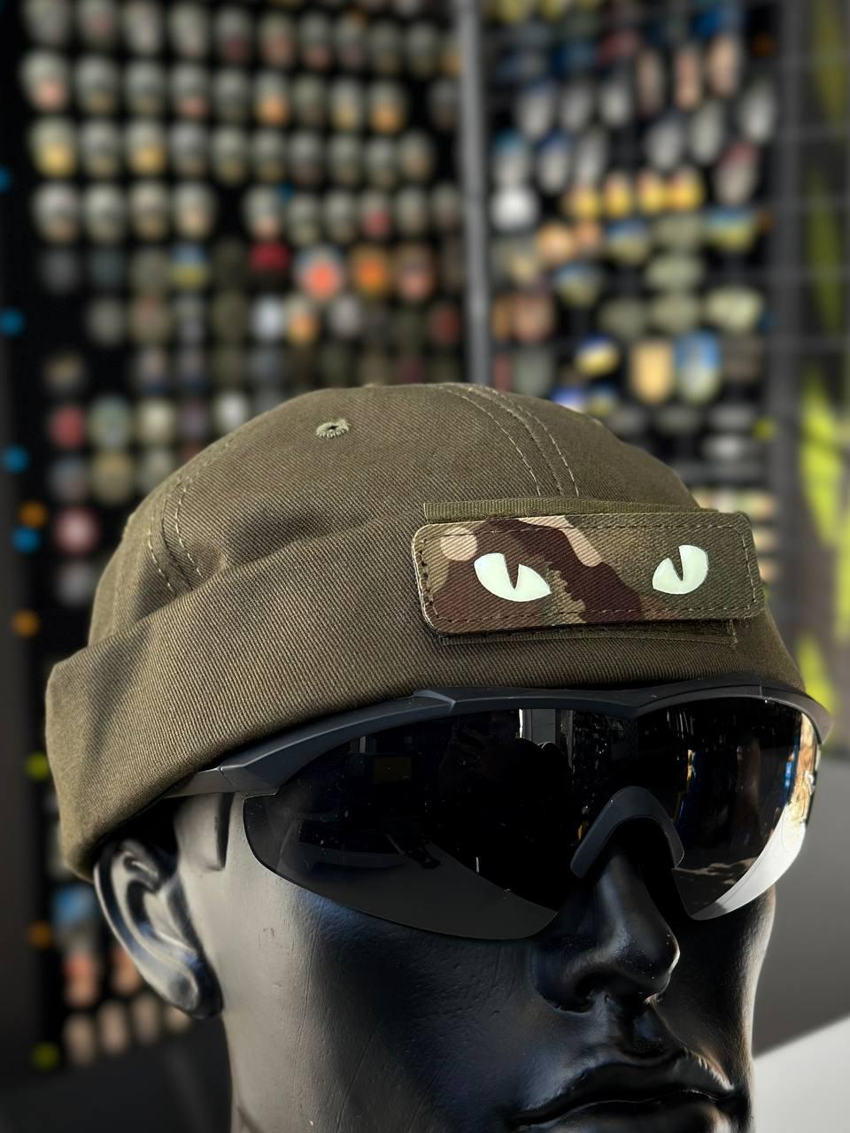 Докерка Doker-Cap + Очі Котячі Олива