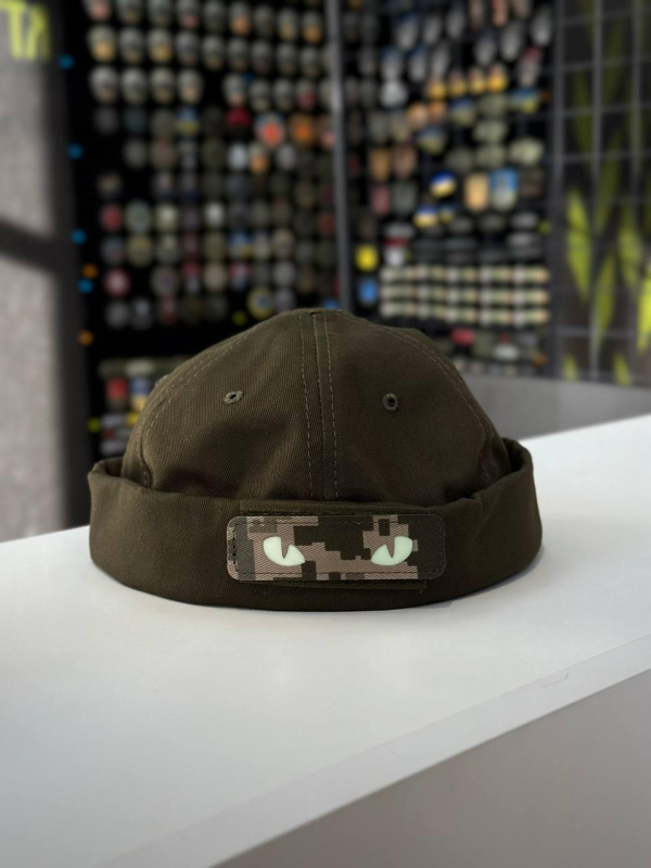 Докерка Doker-Cap + Очі Котячі Олива