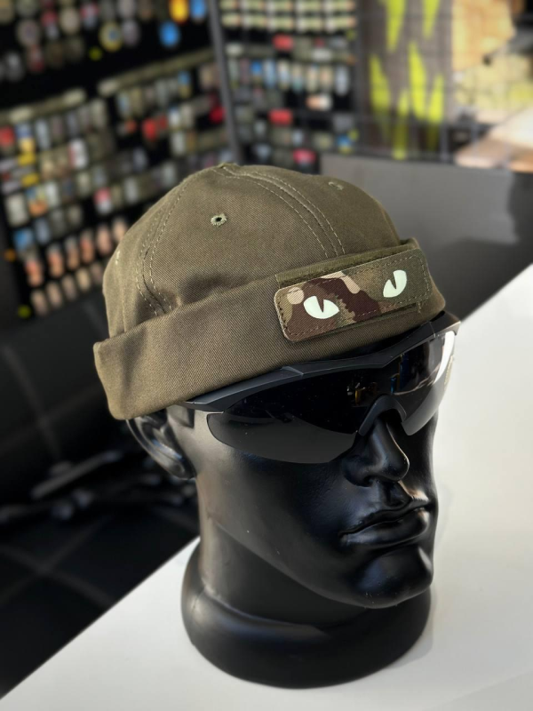 Докерка Doker-Cap + Очі Котячі Олива