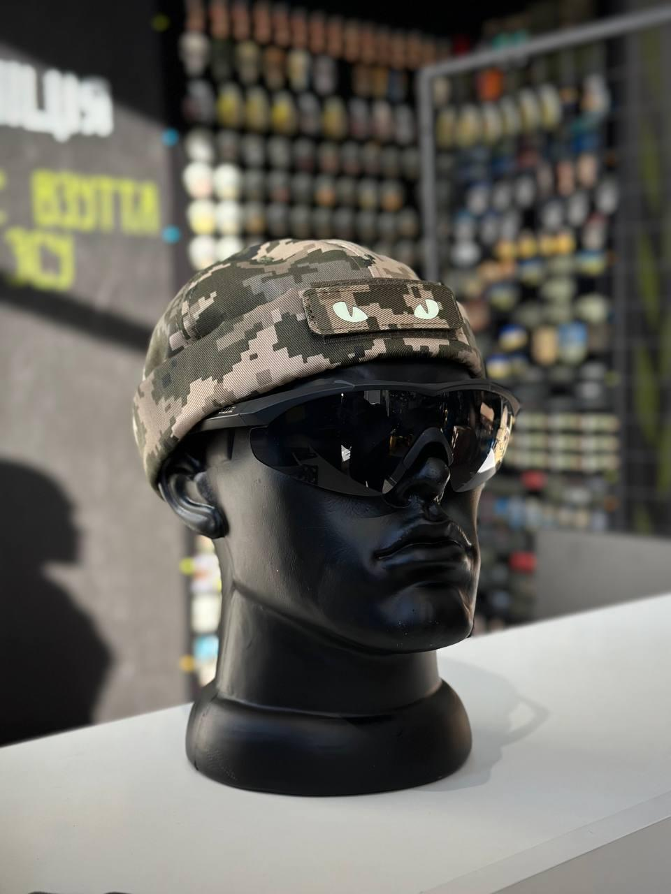 Докерка Doker-Cap + Очі Котячі Піксель ЗСУ мм14