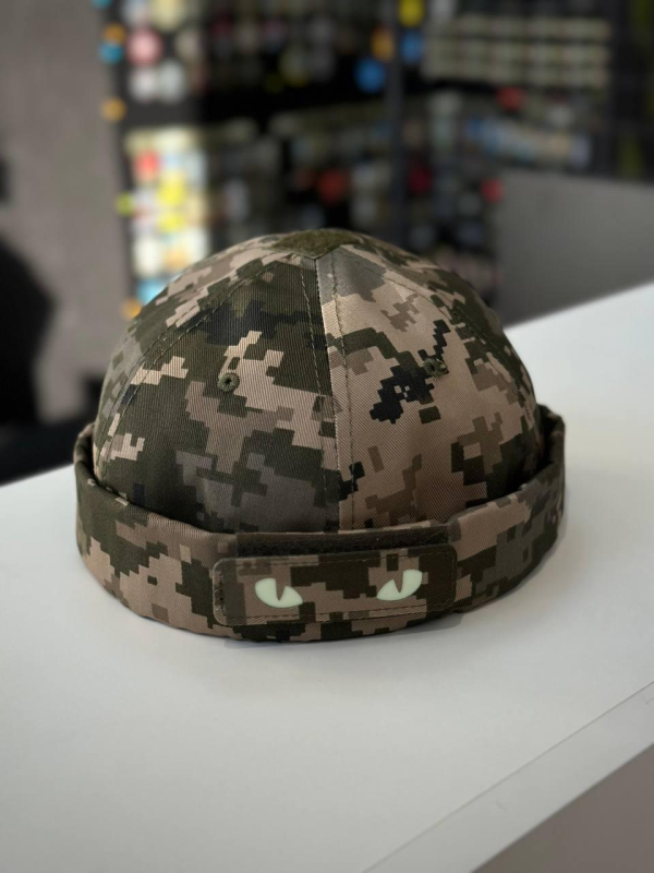Докерка Doker-Cap + Очі Котячі Піксель ЗСУ мм14