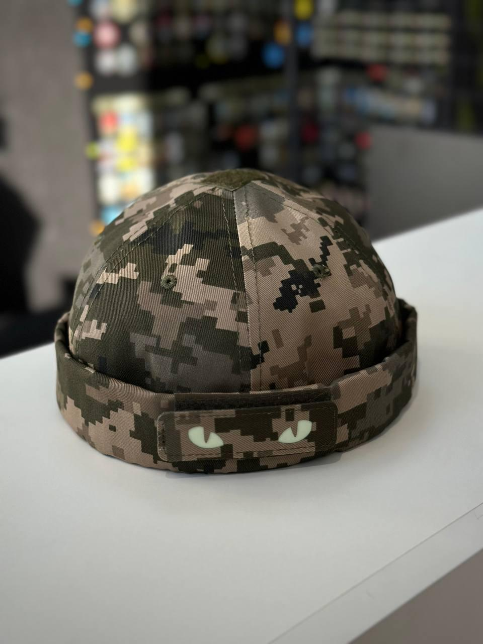 Докерка Doker-Cap + Очі Котячі Піксель ЗСУ мм14