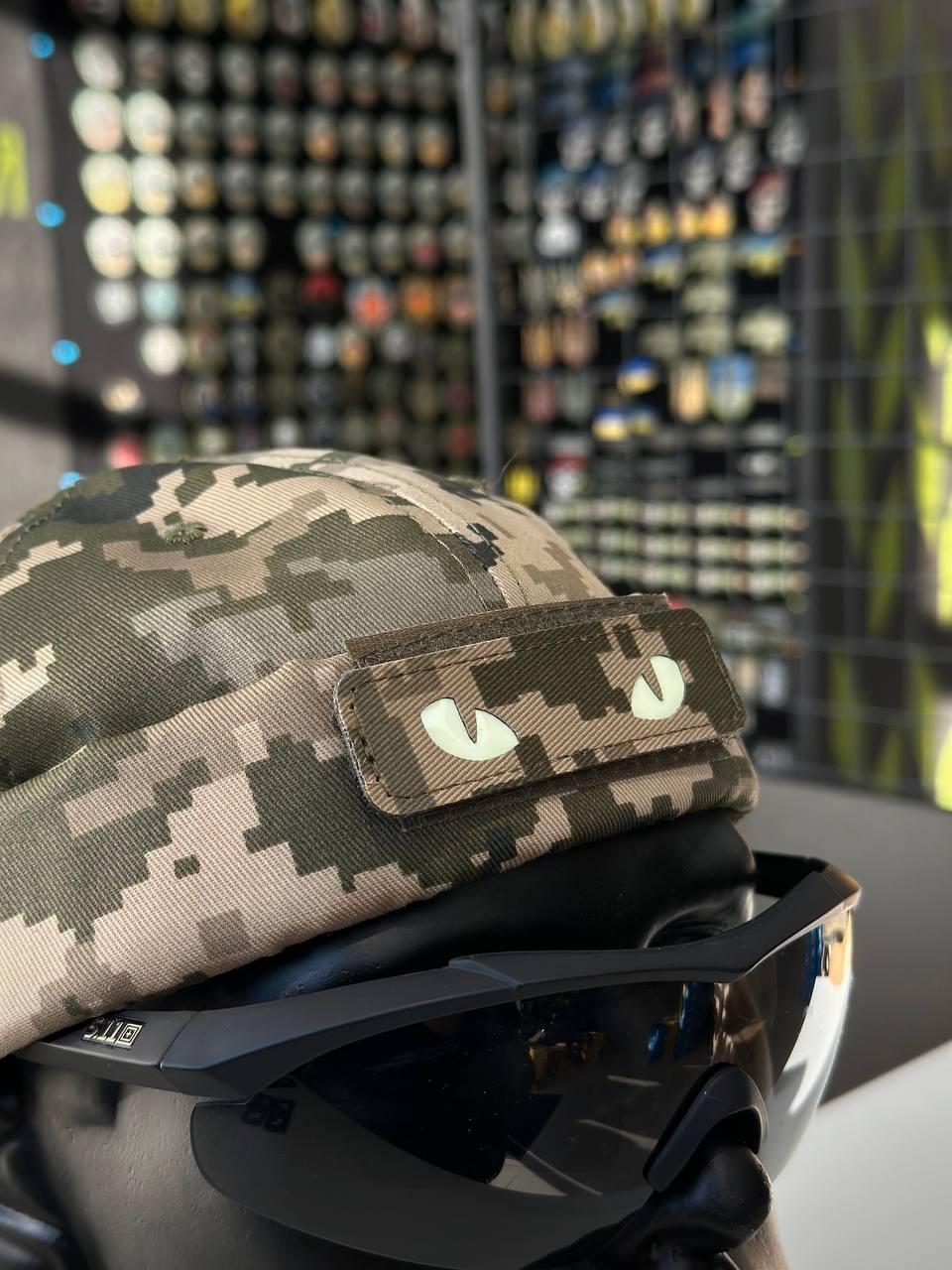 Докерка Doker-Cap + Очі Котячі Піксель ЗСУ мм14