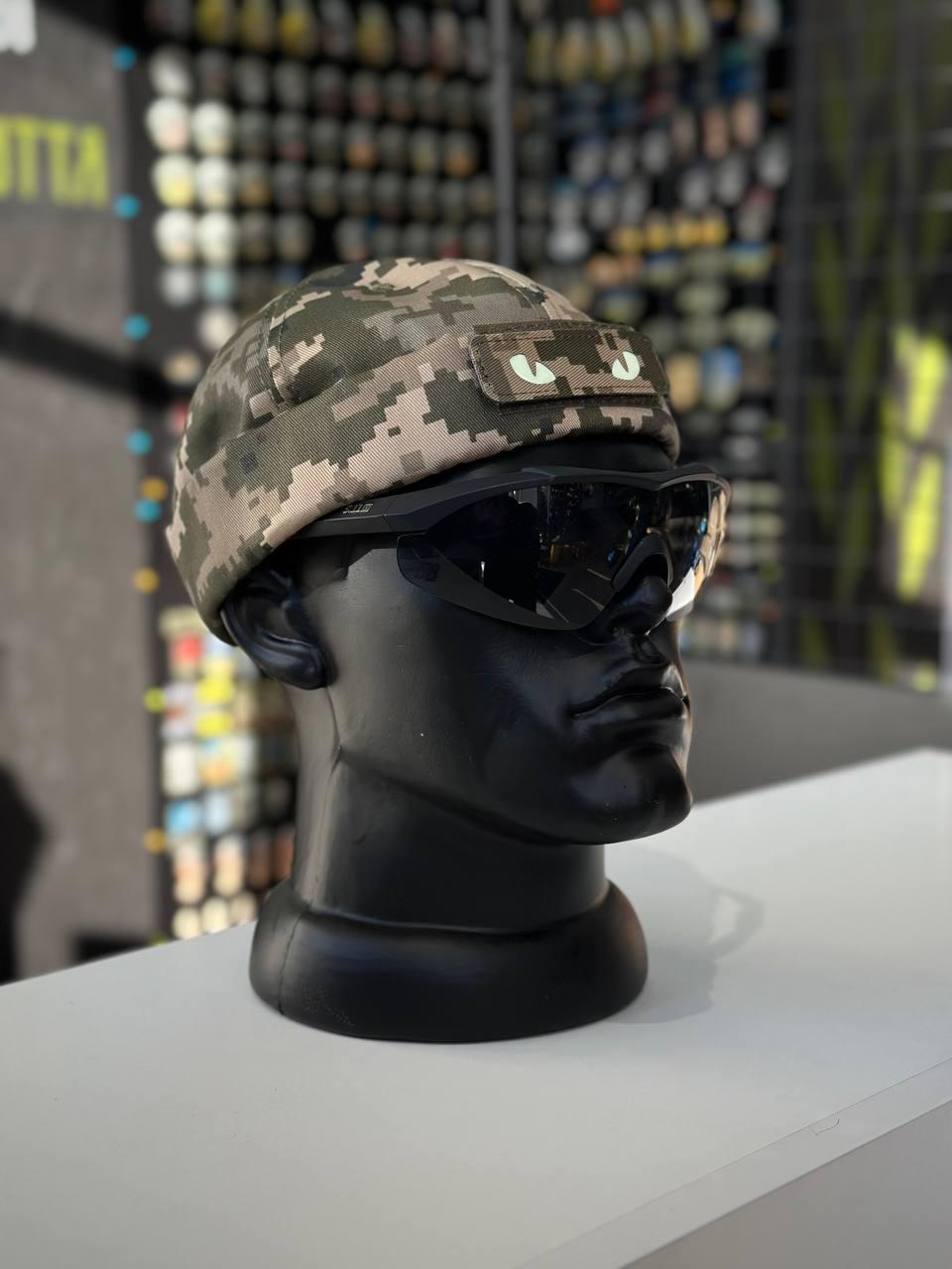 Докерка Doker-Cap + Очі Котячі Піксель ЗСУ мм14