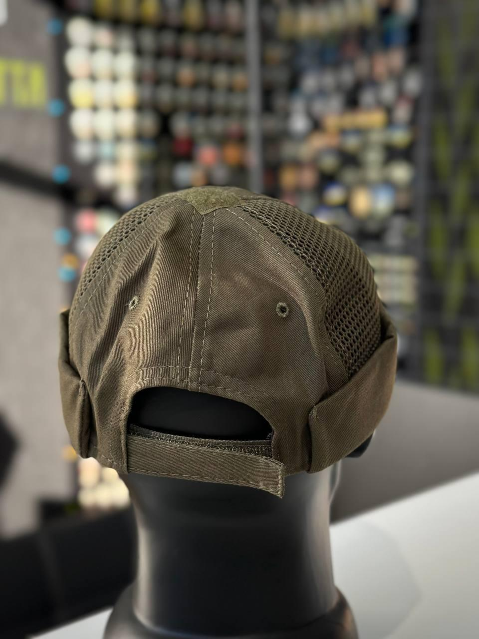 Докерка Doker-Cap + Очі Котячі Олива Сітка