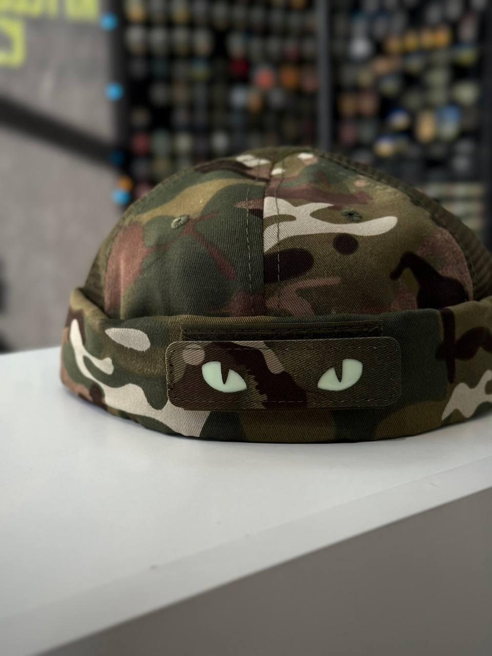 Докерка Doker-Cap + Очі Котячі Мультикам МТР Сітка