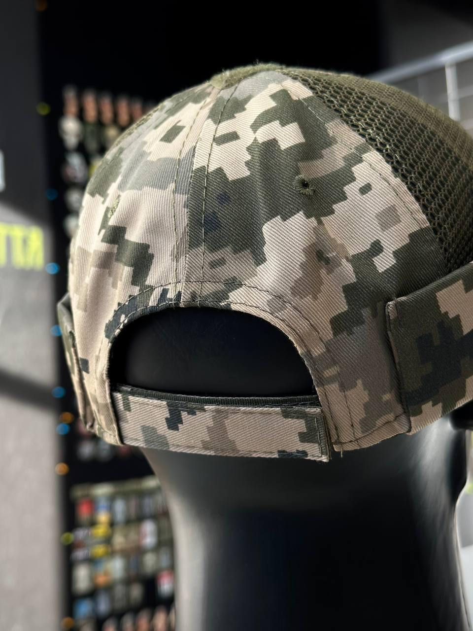 Докерка Doker-Cap + Очі Котячі Піксель ЗСУ мм14 Сітка