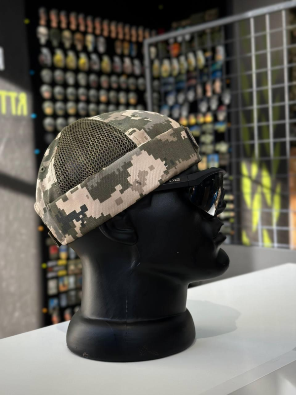 Докерка Doker-Cap + Очі Котячі Піксель ЗСУ мм14 Сітка