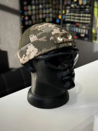 Tactical Docker Cap with Mesh and Cat Eyes Patch, Pixel (MM-14)