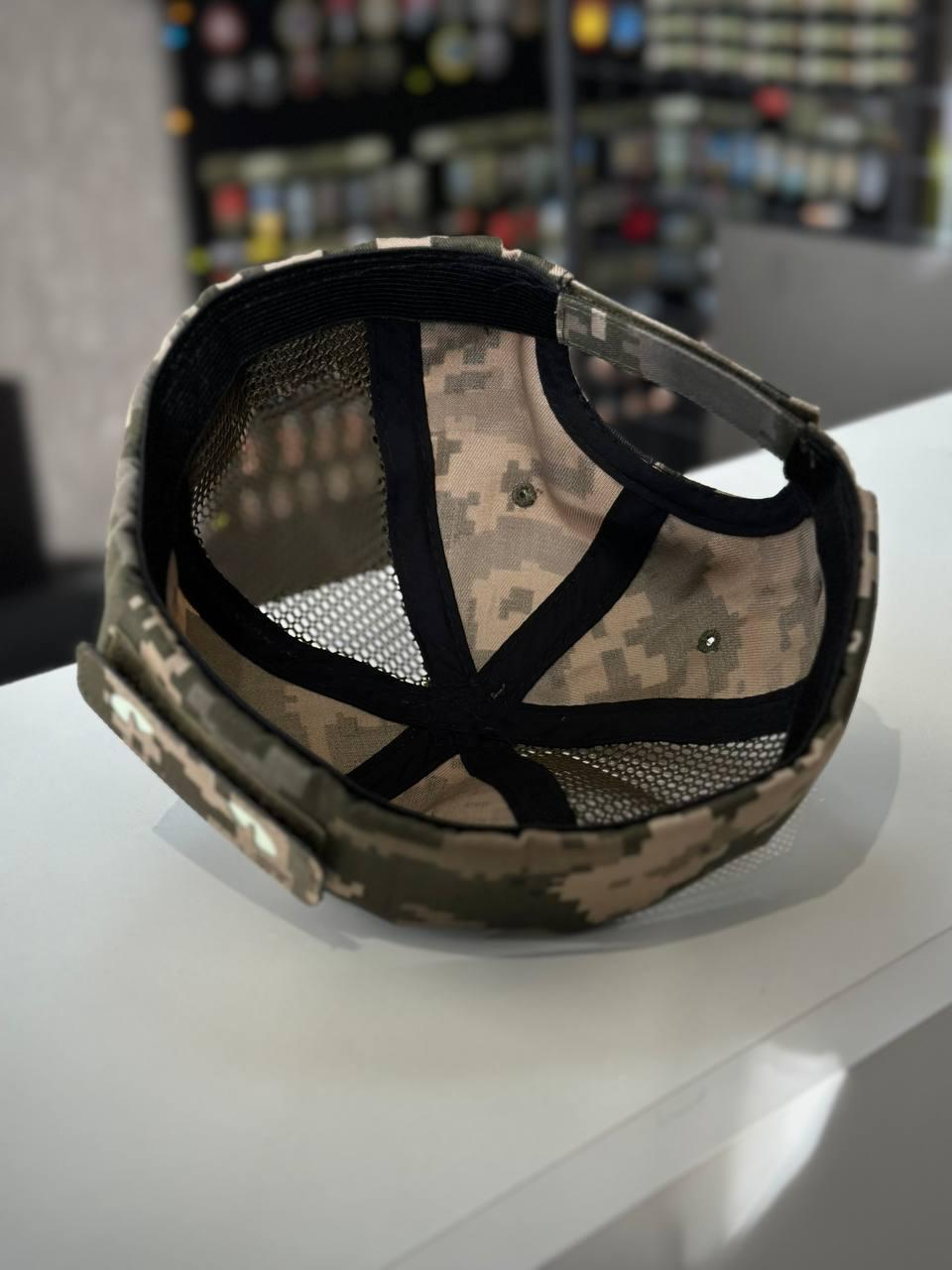 Докерка Doker-Cap + Очі Котячі Піксель ЗСУ мм14 Сітка