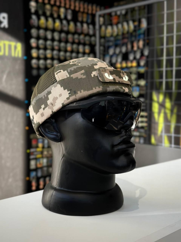 Докерка Doker-Cap + Очі Котячі Піксель ЗСУ мм14 Сітка