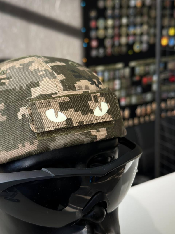 Докерка Doker-Cap + Очі Котячі Піксель ЗСУ мм14 Сітка