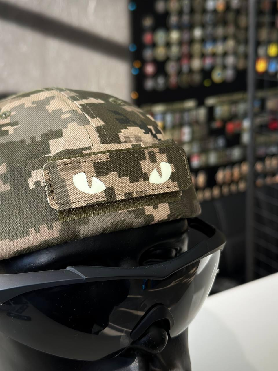 Докерка Doker-Cap + Очі Котячі Піксель ЗСУ мм14 Сітка