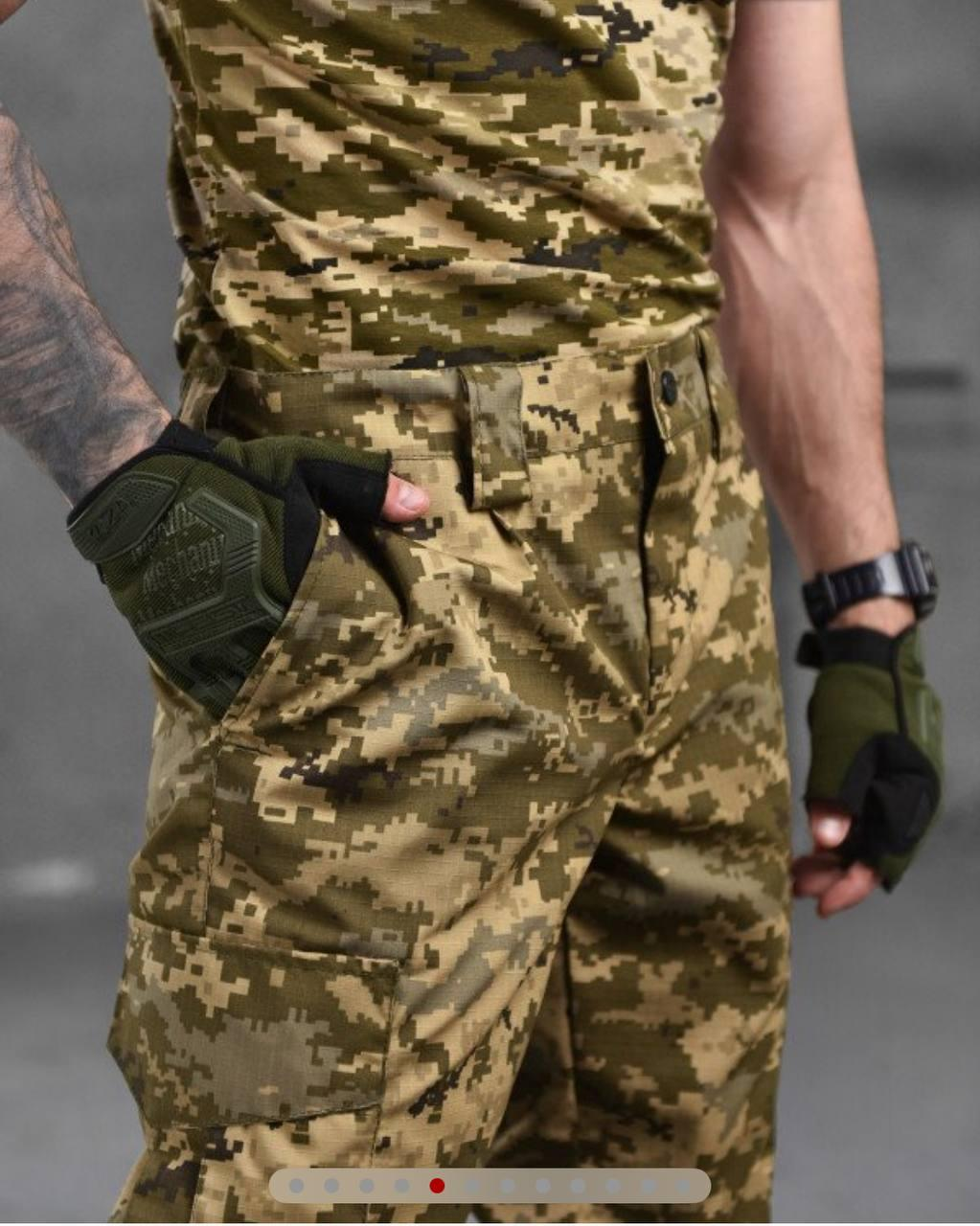 Літній тактичний комплект 3 в 1 штани + футболка + бейсболка Піксель