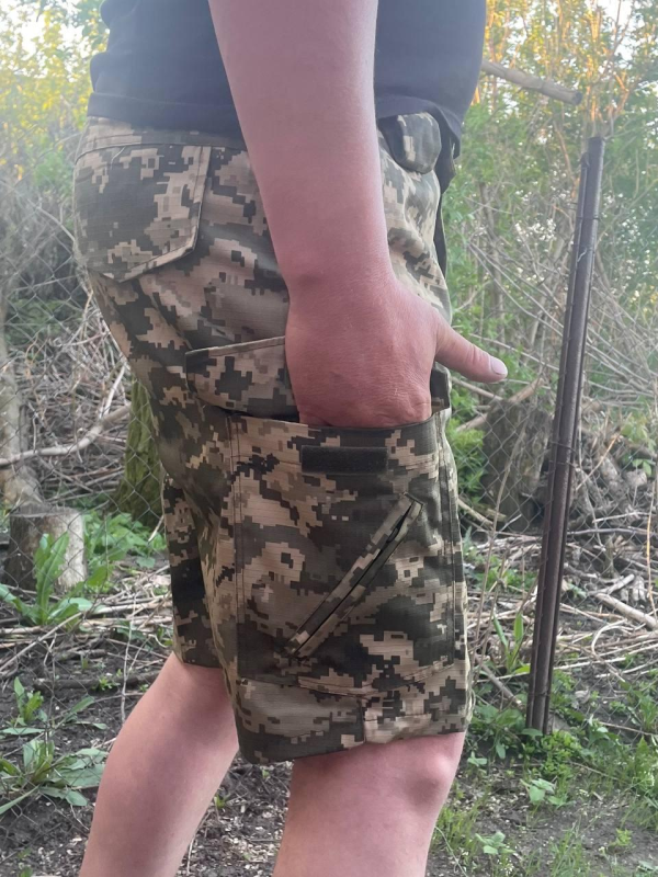 Шорти тактичні "Агрессор" Rip-Stop Піксель