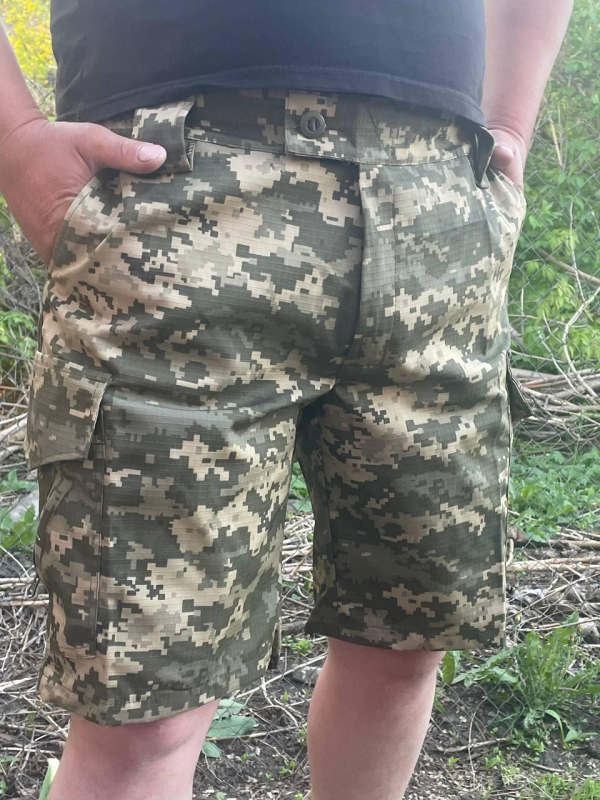 Шорти тактичні "Агрессор" Rip-Stop Піксель