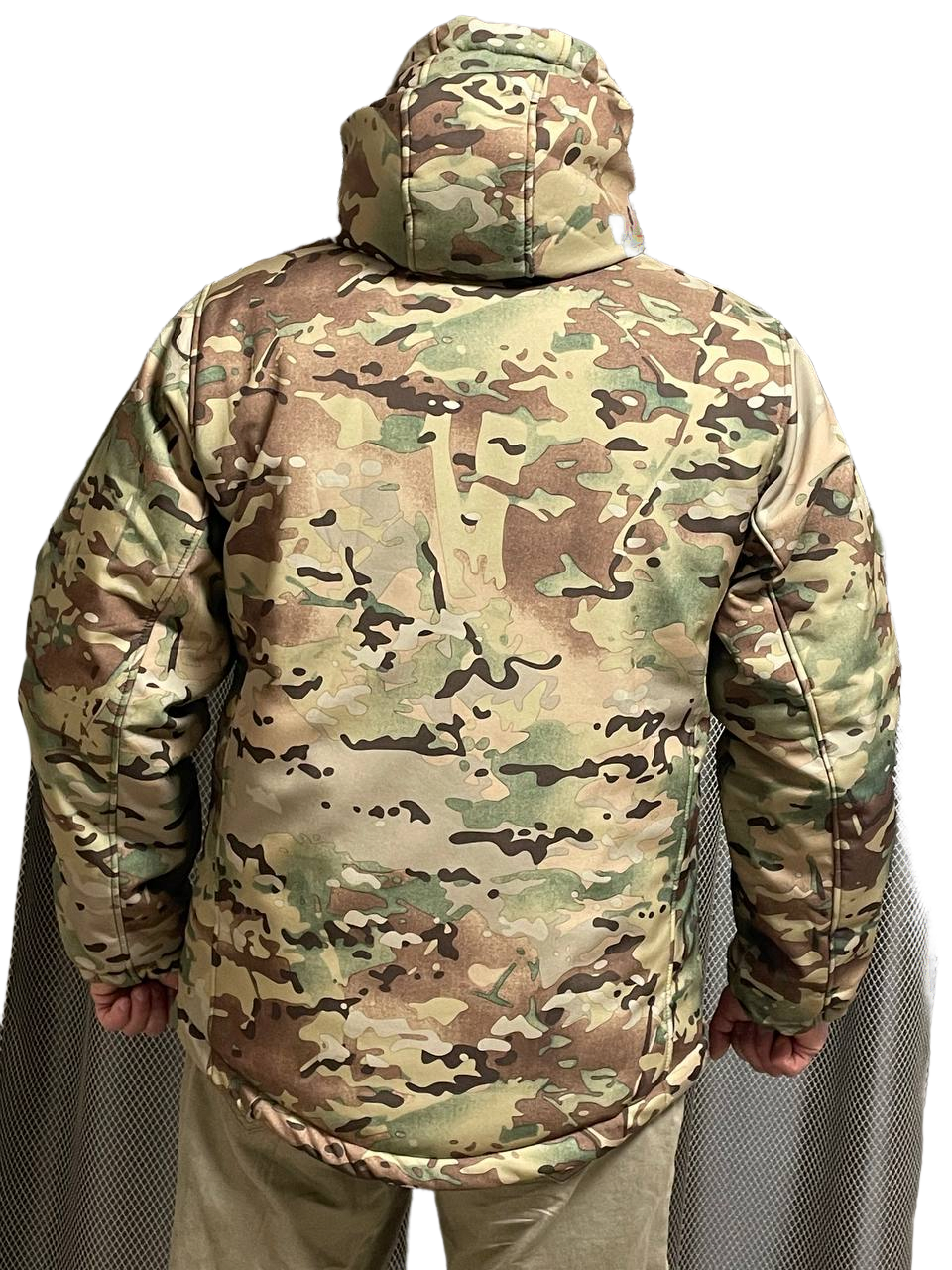 Зимова тактична куртка Soft Shell з утепленням Omni-Heat мультикам