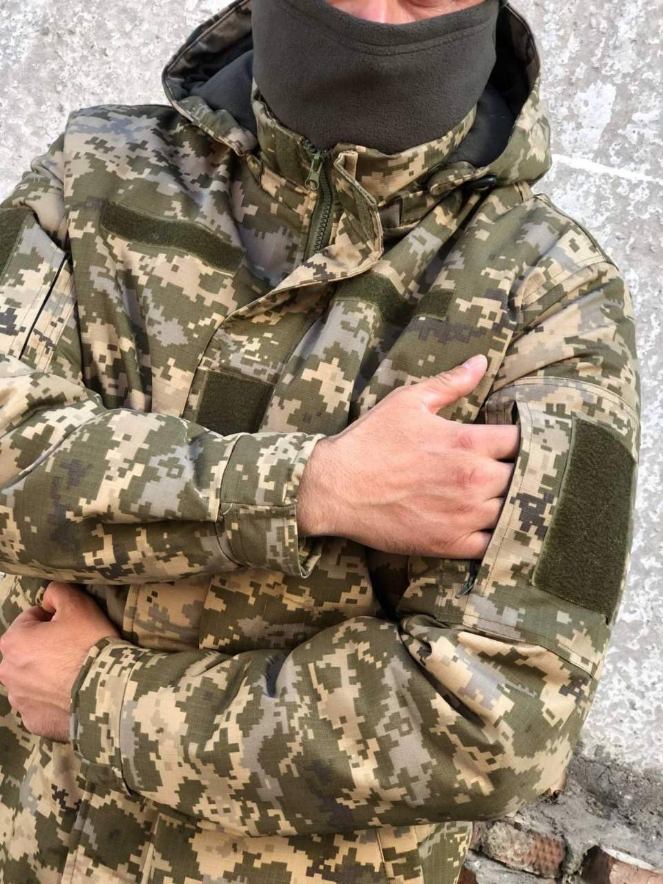 Бушлат ріп-стоп Піксель на синтепоні