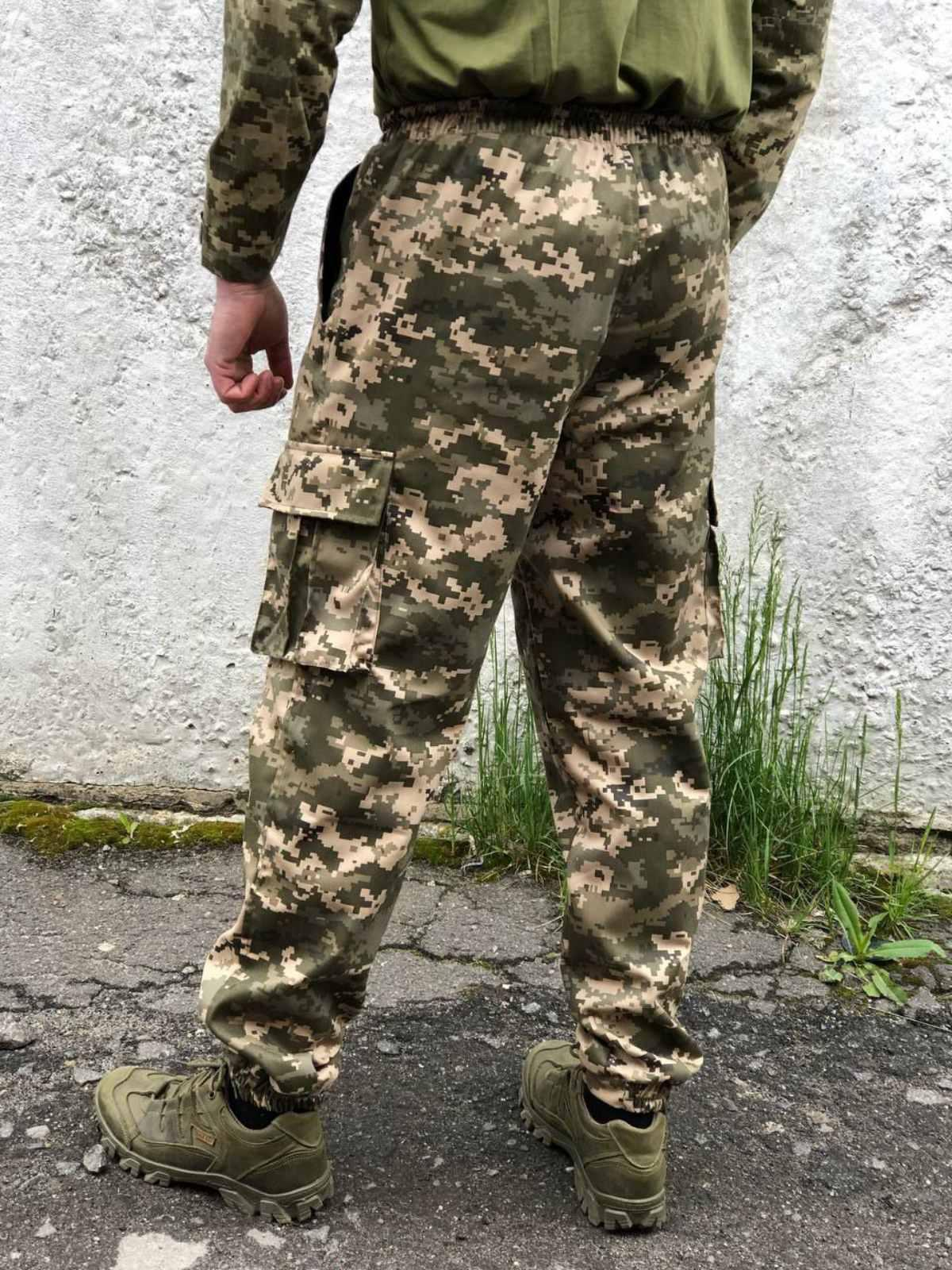 Тактичні штани джогери піксель