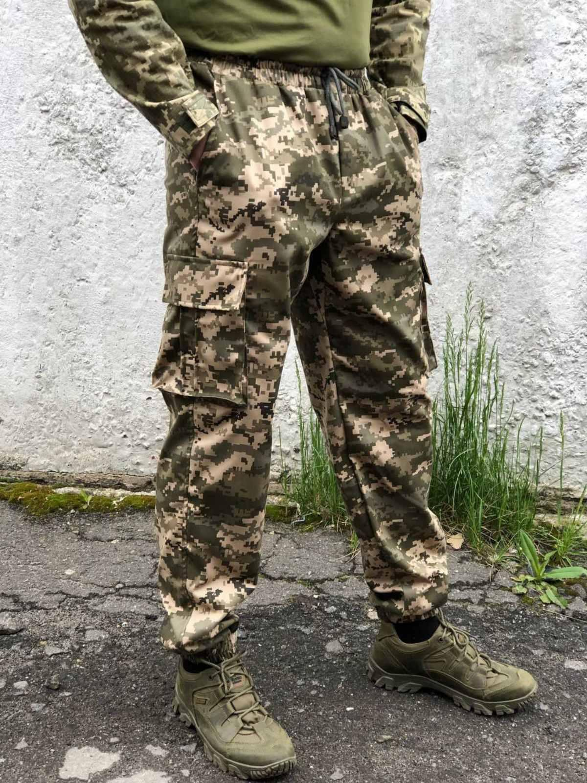 Тактичні штани джогери піксель