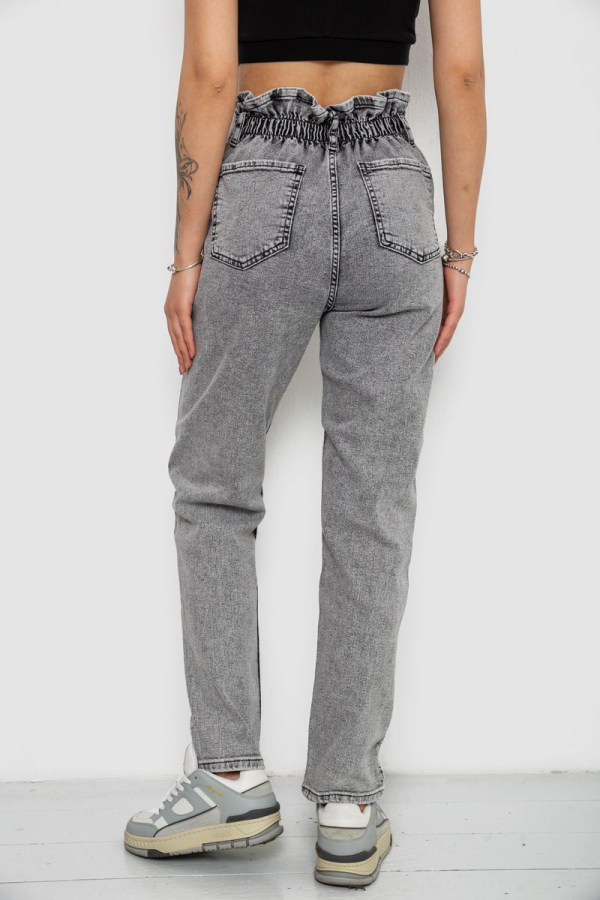 Джинси жіночі Mom-fit, колір сірий, 244R1640S20