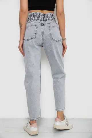 Джинси жіночі Mom-fit, колір сірий, 244R1601S20