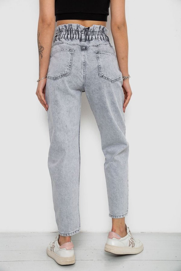 Джинси жіночі Mom-fit, колір сірий, 244R1601S20