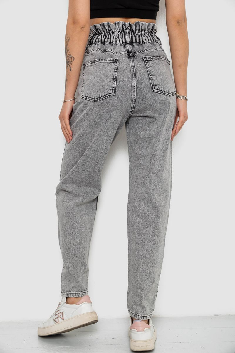 Джинси жіночі Mom-fit, колір сірий, 244R1601S20-LZ