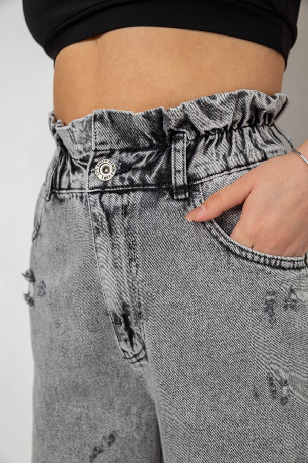 Джинси жіночі Mom-fit, колір сірий, 244R1601S20-LZ