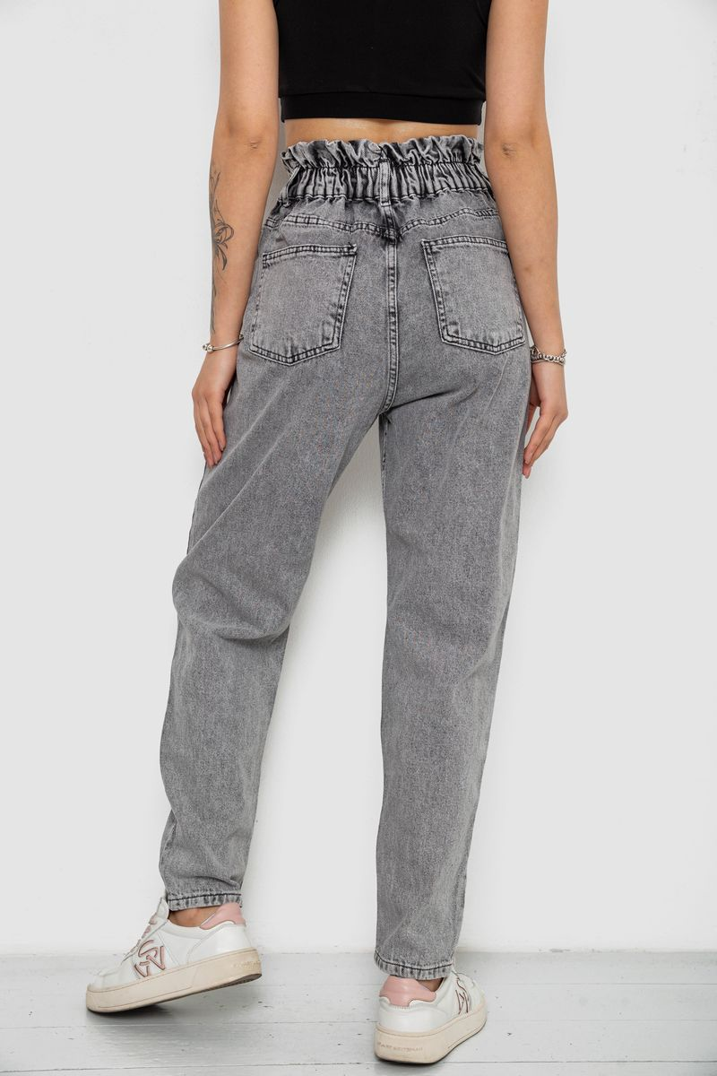 Джинси жіночі Mom-fit, колір сірий, 244R1573S20-LZ