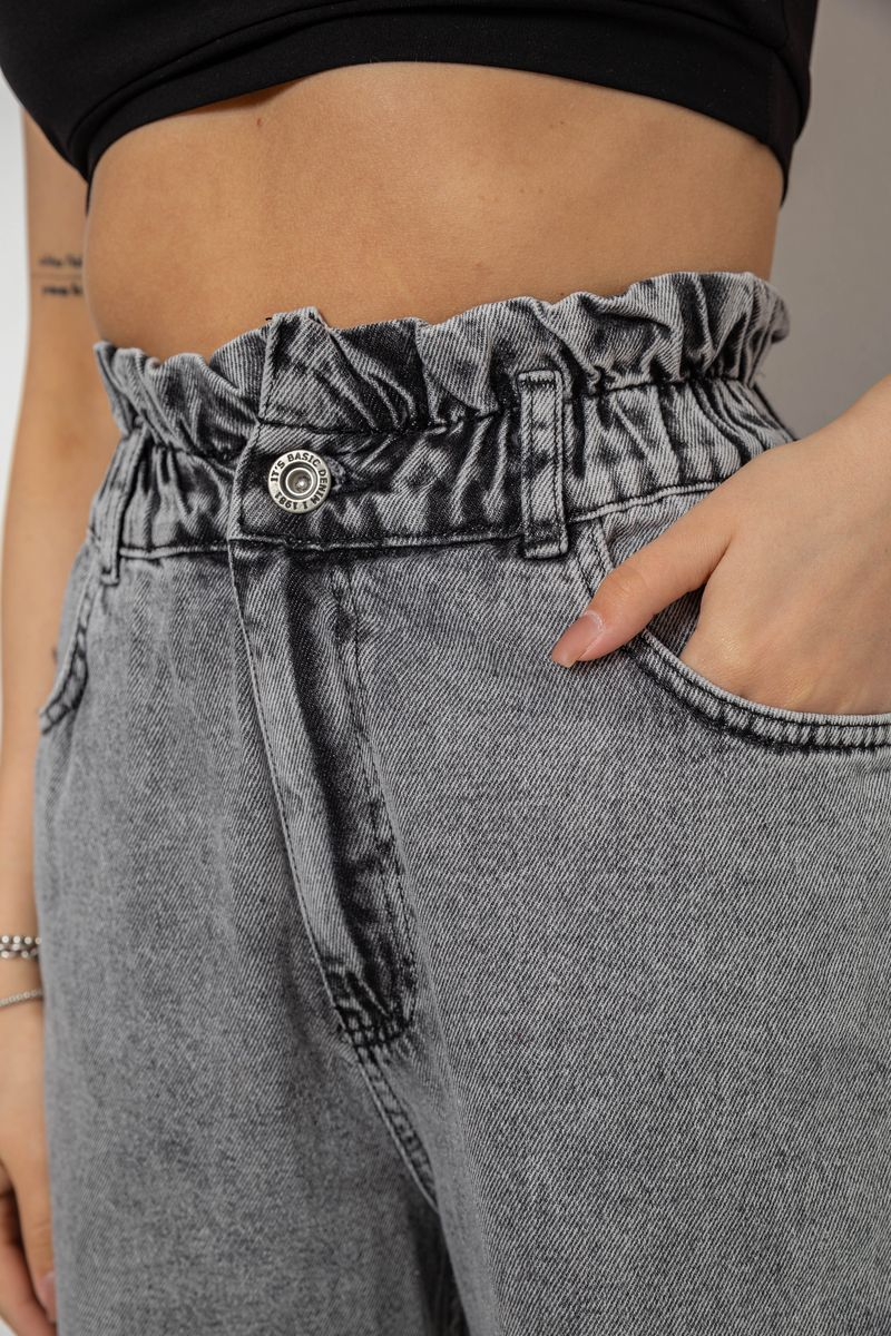 Джинси жіночі Mom-fit, колір сірий, 244R1573S20-LZ