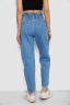 Джинси жіночі Mom-fit, колір блакитний, 244R1573 - Фото 4
