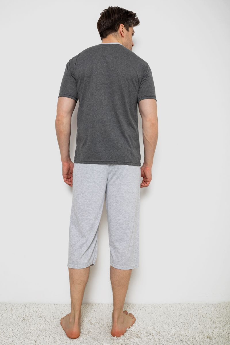 Піжама чоловіча, колір сірий, 243R6204