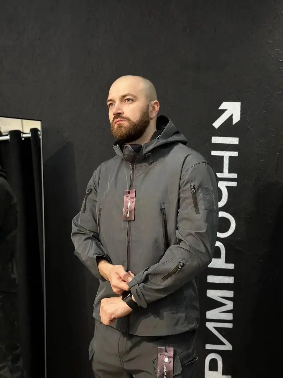 Літня Куртка VANGUARD Dewspo без утеплення Сіра