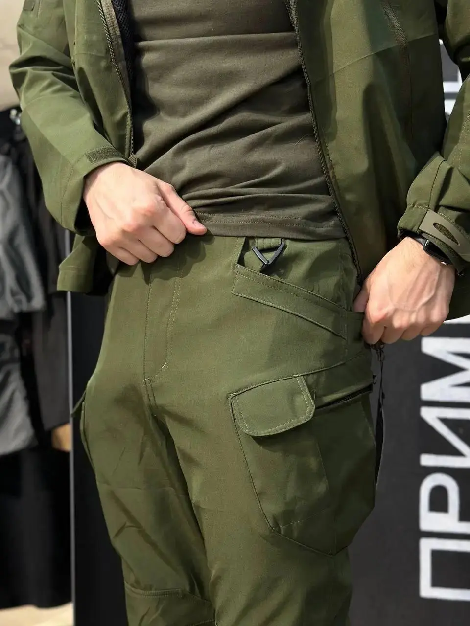 Штани VANGUARD Dewspo Літні олива