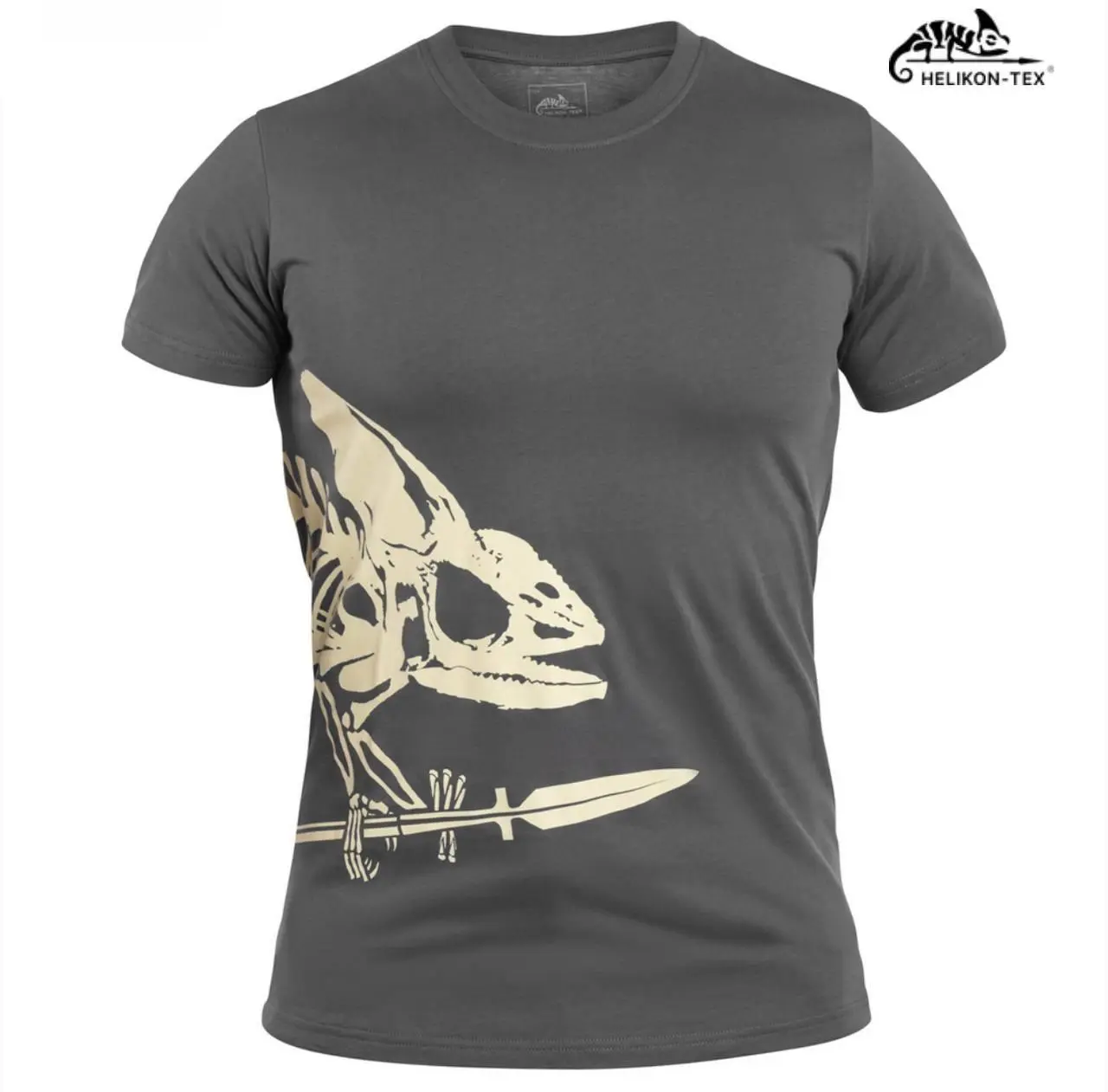Футболка T-shirt Helikon Full Body Skeleton - Shadow Grey