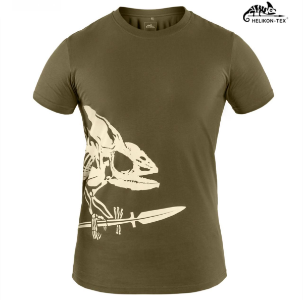 Футболка T-shirt Helikon Full Body Skeleton - Olive Green